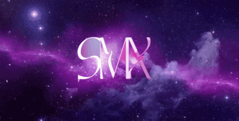 Cute Purple Galaxy Stars GIF