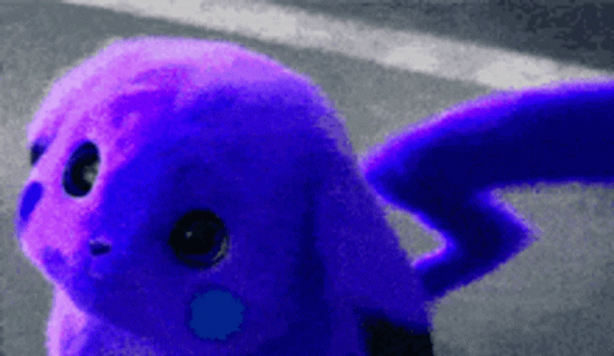Cute Purple Pikachu Pokemon GIF