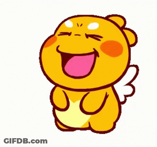 Cute Qoobee Laughing Out Loud Lol GIF