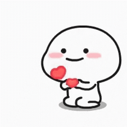 Cute Quby Heart Pumping Sticker GIF