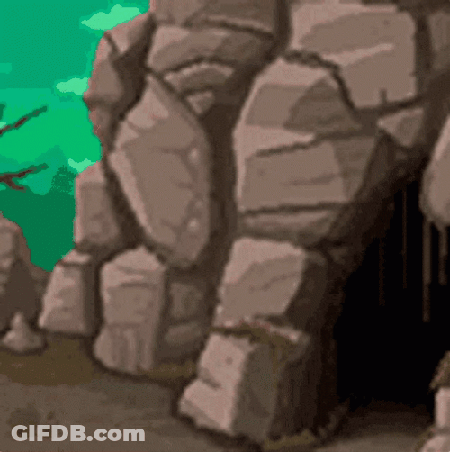Cute Rabbit Plush Goblin Cave Meme GIF