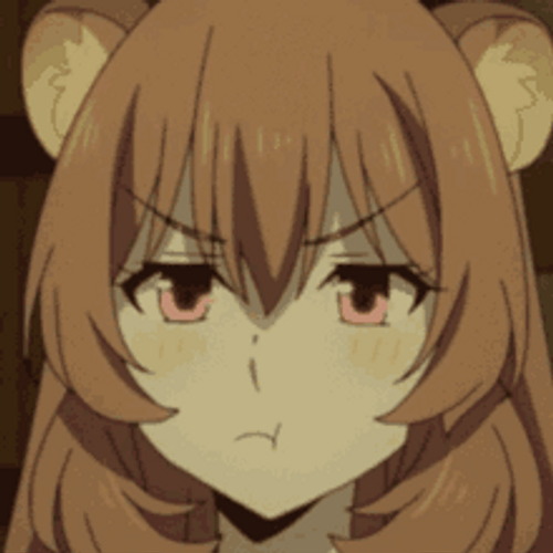 Cute Raphtalia Making Pouty Face GIF