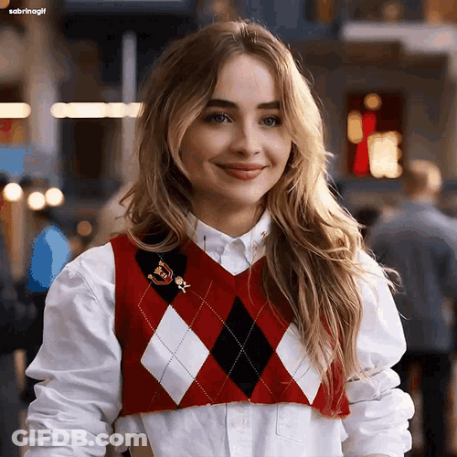 Cute Sabrina Carpenter Laugh GIF