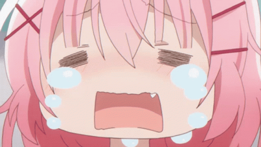 Cute Sad Anime Comic Girls GIF