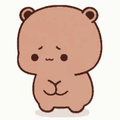 Cute Sad Bubu Dudu Panda Kick GIF