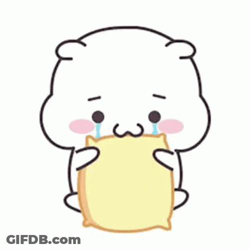 Cute Sad Bunny Crying GIF