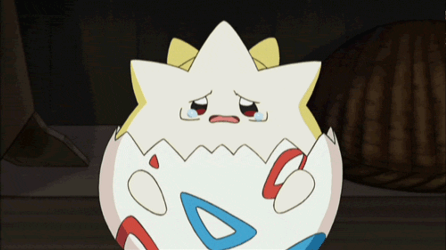 Cute Sad Crying Togepi Pokémon GIF