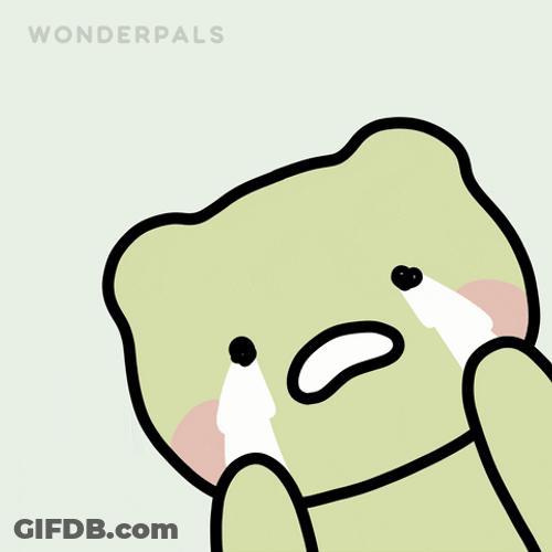 Cute Sad Crying WonderPal GIF