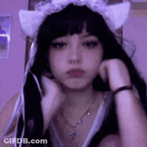 Cute Sad Egirl GIF