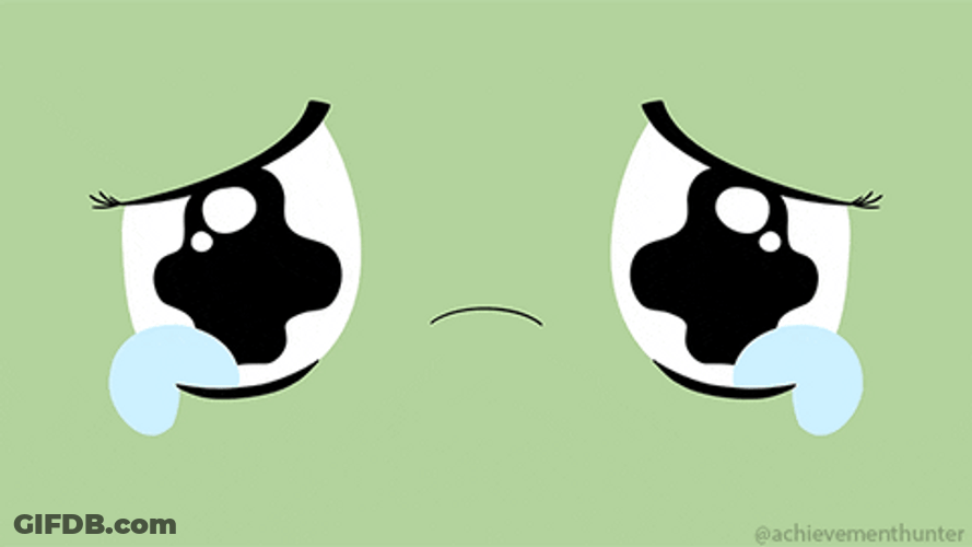 Cute Sad Eyes Tears GIF
