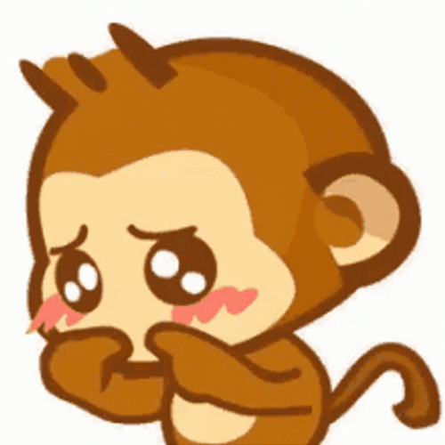 Cute Sad Yoyo Monkey GIF