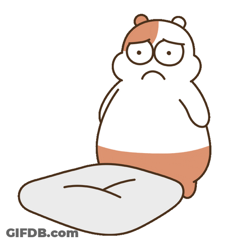 Cute Sad Zookiz Sticker GIF