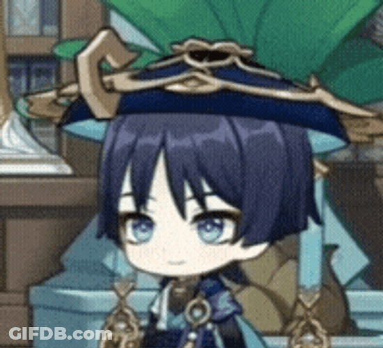 Cute Scaramouche GIF