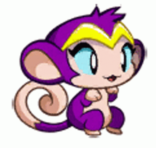 Cute Shantae Monkey Dancing While Sitting GIF
