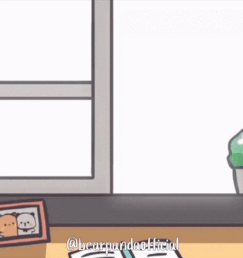 Cute Sleepy Bear Panda Cartoon GIF