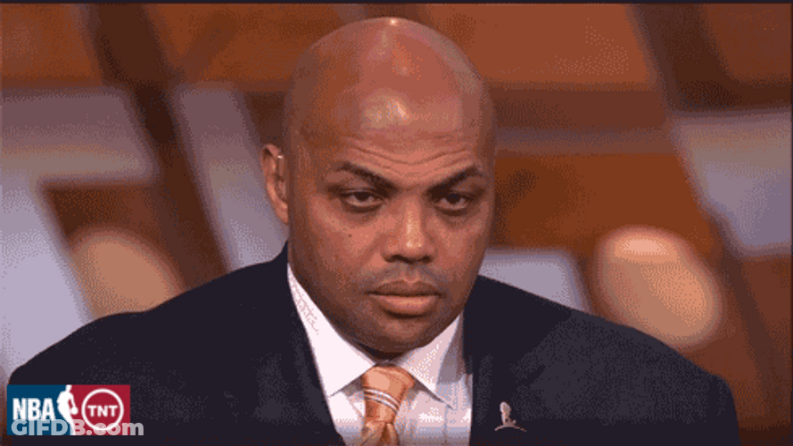 Cute Sleepy Charles Barkley NBA GIF