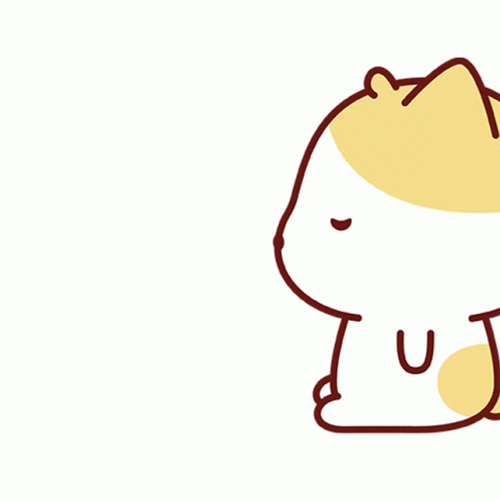 Cute Sleepy Kitten Animation GIF