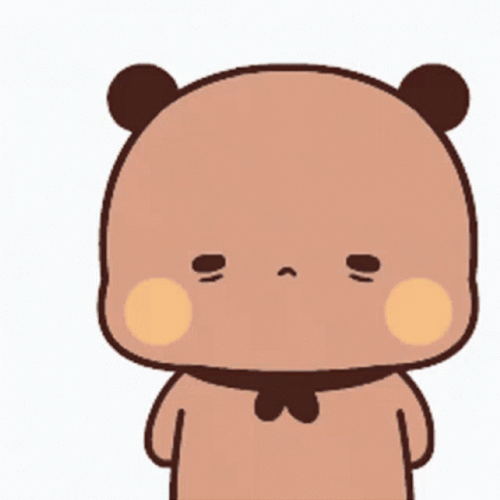Cute Sleepy Yawning Cartoon Cat GIF