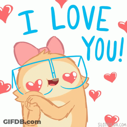 Cute Slothida I Love You GIF