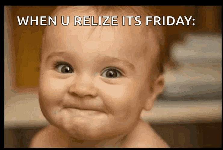 Cute Smiling Friday Baby GIF