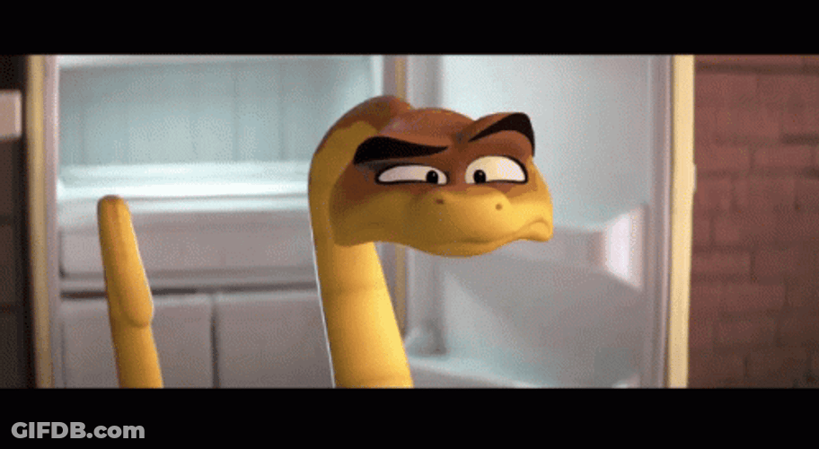 Cute Snake The Bad Guys With Broken Tail GIF
