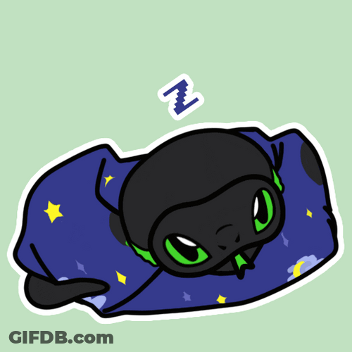 Cute Snake Wrapped In Blanket GIF