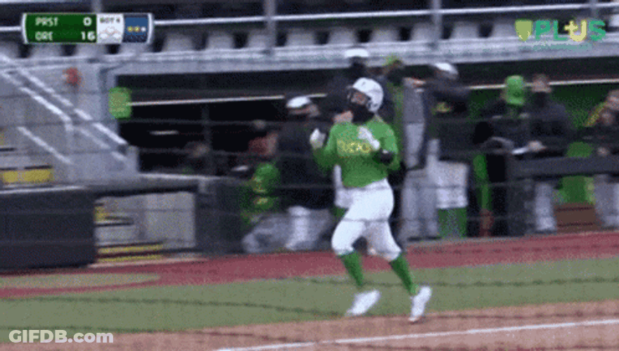 Cute Softball Maddie Hopper Oregon Team GIF