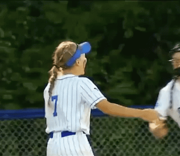 Cute Softball Yell Byrnes Rebels GIF