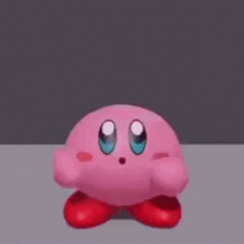 Cute Solo Kirby Dancing GIF