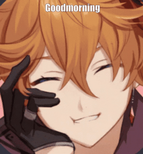 Cute Tartaglia Childe Good Morning Comrades GIF