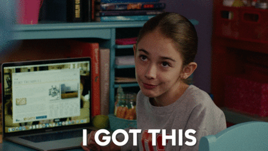 Cute Teenager I Got This GIF