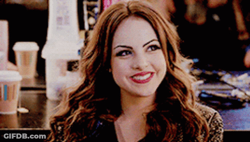 Cute Teeth Smile Elizabeth Gillies GIF