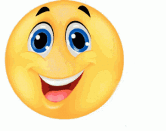 Cute Thumbs Up Smiley Face Emoji GIF