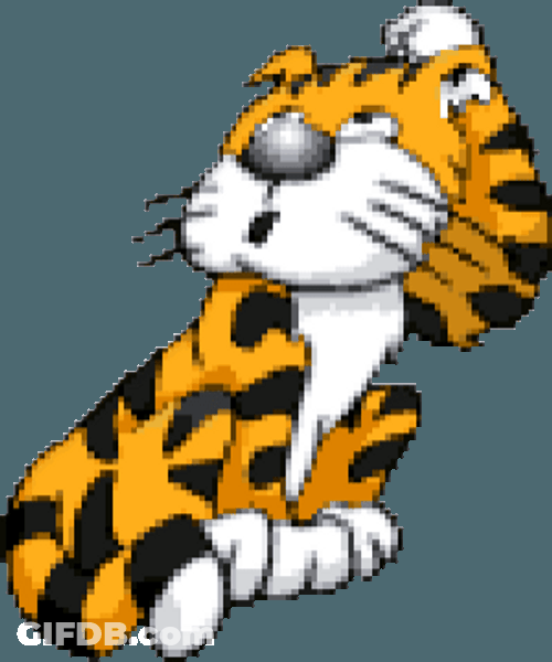 Cute Tiger Head Scratch GIF