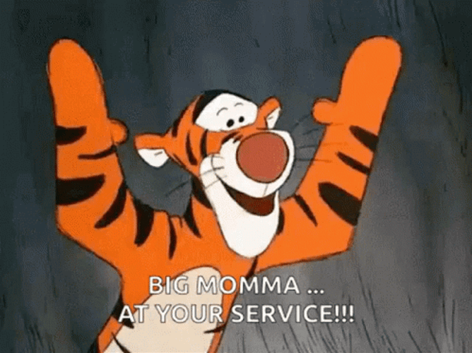 Cute Tigger Pulling His Ear GIF