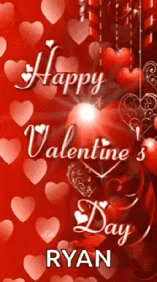 Cute Tilting Happy Valentines Day Ryan GIF