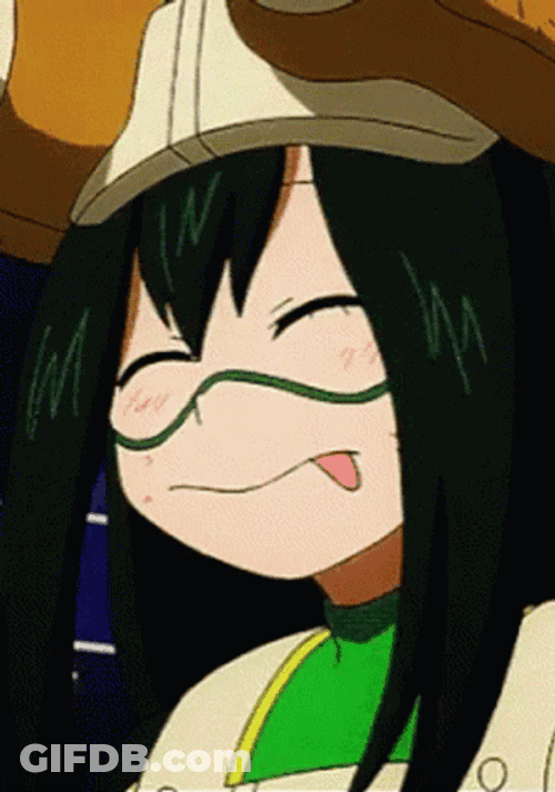 Cute Tongue Out Tsuyu Asui GIF