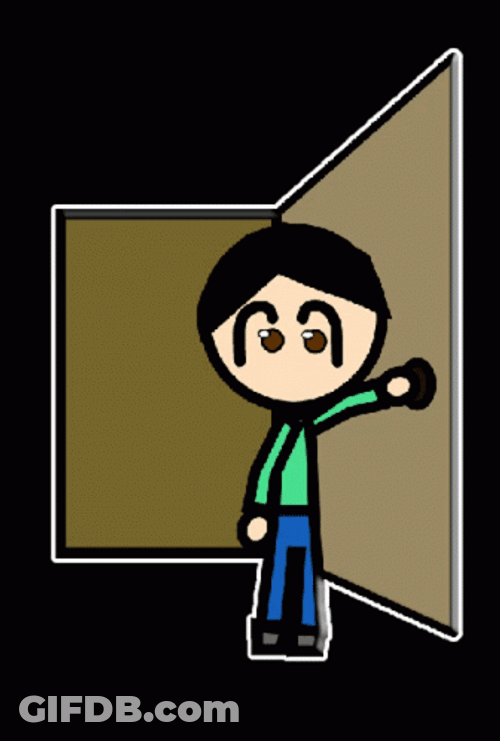 Cute True Mose Slamming Door GIF
