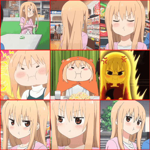 Cute Umaru Doma Pouting GIF
