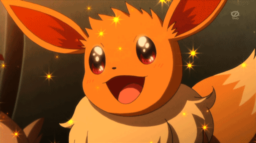 Cute Uwu Eevee Pokemon GIF