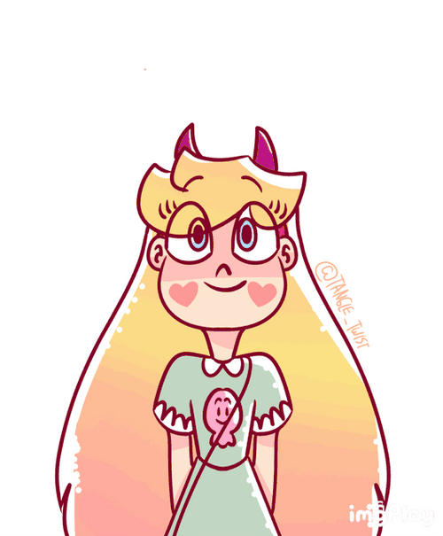 Cute Uwu Star Butterfly GIF