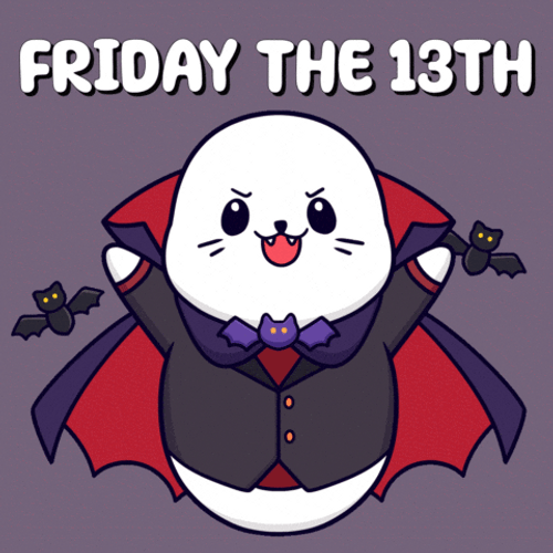 Cute Vampire Seal Friday The 13Th Meme GIF
