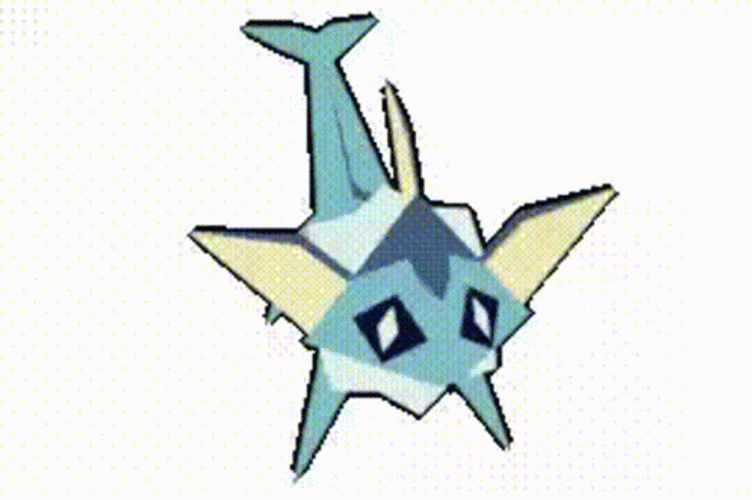 Cute Vaporeon Water Pokemon Icon GIF