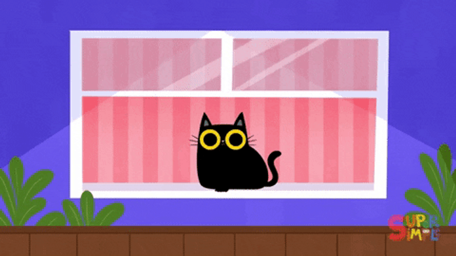 Cute White Cat Bluffing GIF