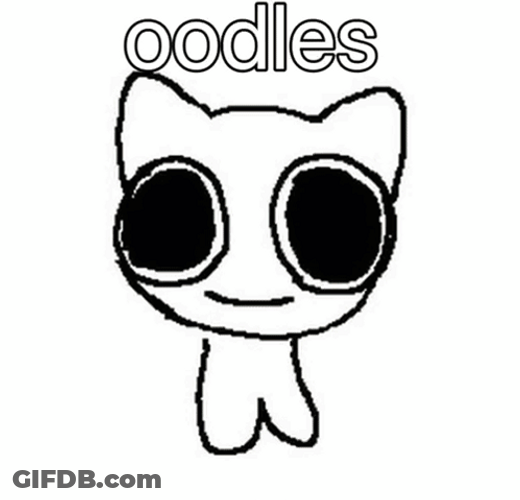 Cute Yippee Creature Oodles GIF