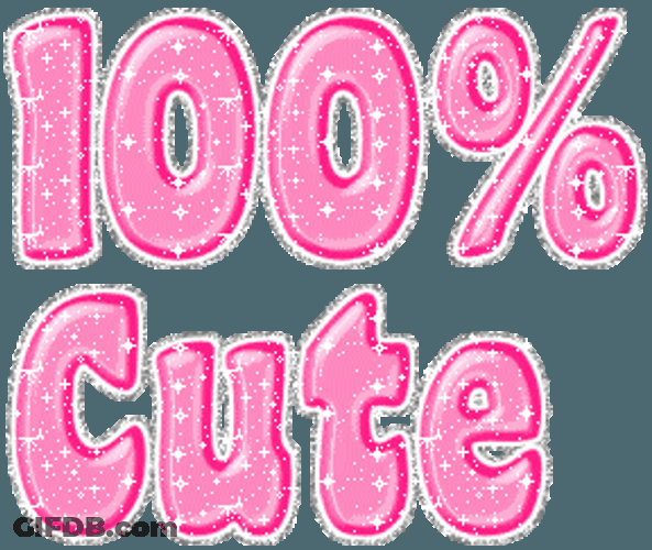 Cuteness Overload Sparkle Text GIF