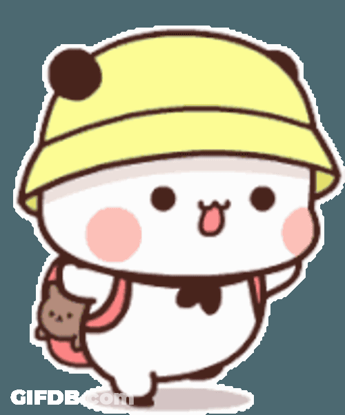 Cutie Run Sticker GIF