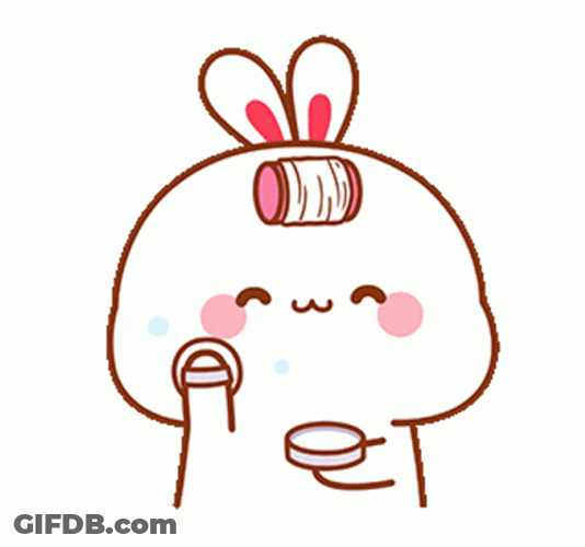 Cutie Squishy Powder Time GIF