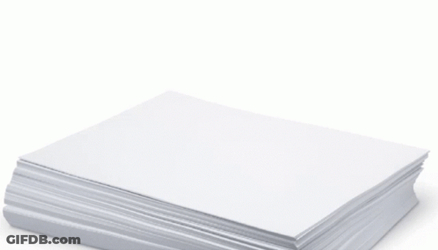 Cutting Paper On Top GIF