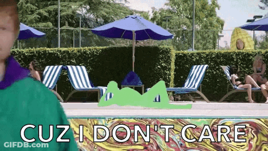 Cuz I Dont Care Idc GIF